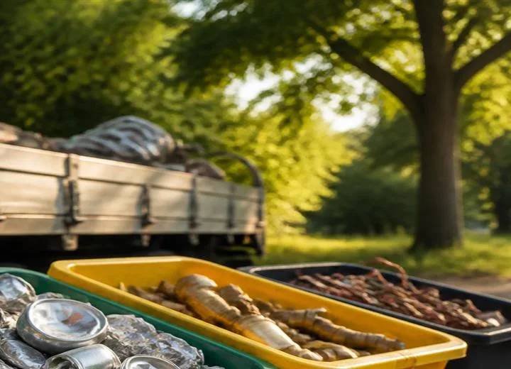 Kostenlose Schrottabholung mit Transporter